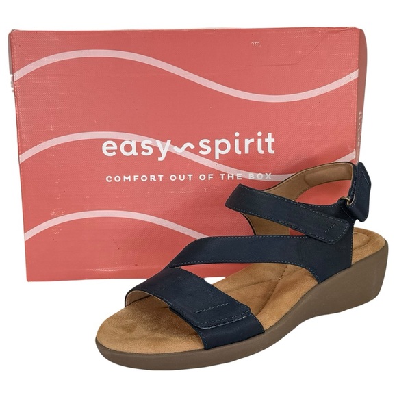 Easy Spirit Kimberly2 Dark Blue Strappy Womens Sandals Size 10M - Picture 11 of 11